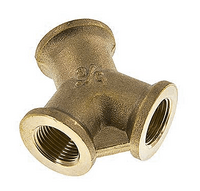 Rozdělovač bez rýchlospojky 2 x 3/8" IG