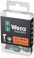 WERA Bit 1/4" torx T25 x 25mm 867/1 IMP bal 10ks Wera