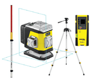 NIVEL SYSTEM Krížový laser 2×360° s modrým lúčom CL2B SET