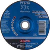 PFERD TOOLS Brúsky E 180-4,1 CERAMIC SGP STEELOX