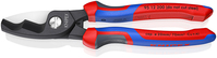 KNIPEX 95 12 200 SB Nožnice na káble s dvojitou reznou hranou leštené 200 mm