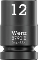 WERA 8790 B Nástrojová hlavica Impaktor s pripojovacím rozmerom 3/8", 12 x 30 mm