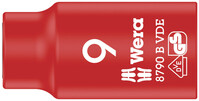 WERA 8790 B Nástavec nástrčných hlavic Zyklop VDE, izolovaný, s pripojovacím rozmerom 3/8", 9 x 46 mm