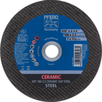 PFERD TOOLS Rezné kotúče EHT 180-2,5 CERAMIC SGP OCEĽ