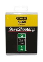 STANLEY Spony pre vysoké zaťaženie 6mm typ G 4/11/140, 5tis.ks  1-TRA704-5T
