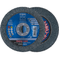 PFERD TOOLS POLIFAN-Obrubové kotúče PFR 150-L Z 40 SGP CURVE STEELOX