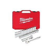 MILWAUKEE SADA 3/8&amp;quot; METRICKÝCH NÁSTRČNÝCH KĽÚČOV S RAČŇOU (32 KS) 4932464945