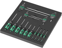 WERA 9712 Skrutkovače TORX® HF v penovej vložke, set 1, 14-dielny