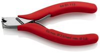 KNIPEX 64 01 115 Čelné cvikacie kliešte pre elektroniku s protišmykovými plastovými úchopmi 115 mm