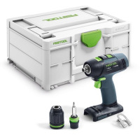 FESTOOL 576448 - Akumulátorové vrtací šroubovací T 18+3-Basic