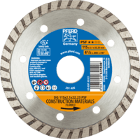 PFERD TOOLS Diamantové nástroje pre stavebný priemysel DG 115 x 2,1 x 22,23 PSF