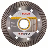BOSCH Diamantový rezací kotúc Expert for Universal Turbo 115 x 22,23 x 2 x 12 mm