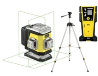 NIVEL SYSTEM Krížový laser 3×360° s modrým lúčom CL3B Set