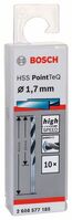 BOSCH Skrutkovitý vrták HSS PointTeQ 1,7 mm