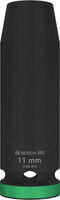 BOSCH Nástrčný kľúč PRO Impact Socket, 1/2", 11 mm, hlboký - 2608003045