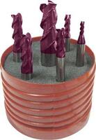 FORMAT Sada fréz 6 diel 4 - 12mm Z3 TiAlN VHM N Format