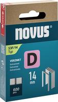 NOVUS Sponka typ D 53F / 14mm zn 600ks Novus