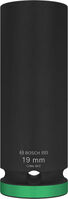 BOSCH Nástrčný klíč PRO Impact Socket, 1/2", 19 mm, hluboký - 2608003051