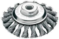 LESSMANN Kotúč kartáčový 115 x 12mm ocel splet 0,5 Lessmann