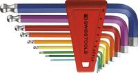 PB SWISS TOOLS Sada kľúčov imbus 9 diel 1,5 - 10mm Rainbow gulička typ PB 212 PB Swiss Tools