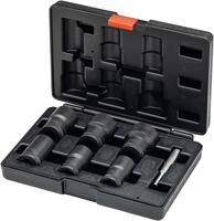 Vigor Sada vyťahovačov skrutiek so špirálovým drážkovaním 1/2" s vyťahovačom 7-dielna 21-32mm v kufri