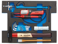 GEDORE 1100 CT2-03-600 D Sanitárny set v module 2/2 L-BOXX 136 dolný