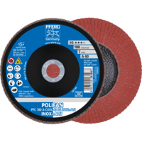 PFERD TOOLS POLIFAN-Disky s plochým okrajom PFC 180 A-COOL 40 SG INOX+ALU