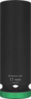 BOSCH Nástrčný klíč PRO Impact Socket, 1/2", 17 mm, hluboký - 2608003049