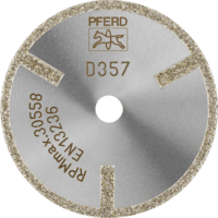 PFERD TOOLS Diamantové / CBN rezné nástroje EP Bond D1A1R 50-2-6 D 357 GAG