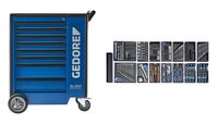 GEDORE 1500 ES-02-2004 Nástrojový vozík s 207-dielnou sadou nástrojov