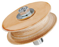 Bőr borító tárcsa 100 mm - profil (NTS 200/255-hez)