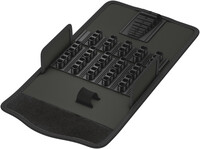 WERA 9414 Textilný box Kraftform Kompakt 100, prázdny, 140 x 88 x 47 mm