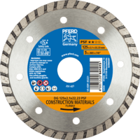 PFERD TOOLS Diamantové nástroje pre stavebný priemysel DG 125 x 2,1 x 22,23 PSF
