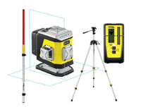 NIVEL SYSTEM Krížový laser 2×360° s modrým lúčom CL2B Set