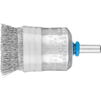 PFERD TOOLS Štandardné koncové kefy s montážnym hriadeľom PBUR 2530/6 INOX 0,20