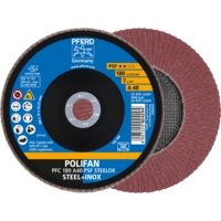 PFERD TOOLS POLIFAN-Disky s plochým okrajom PFC 180 A 40 PSF STEELOX