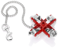 KNIPEX 00 11 06 Univerzálny kľúč pre všetky štandardné skrinky a vypínacie systémy 96 mm