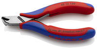 KNIPEX 62 12 120 Čelné cvikacie kliešte šikmé pre elektroniku s multi-komponentnými úchopmi 120 mm