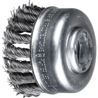 PFERD TOOLS závitové pohárové kefy POS TBG 65/X-LOCK ST 0,50