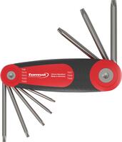 FORMAT Sada kľúčov torx 8 diel T9 - T40 sklápacie Format