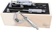FORTIS Sada mikrometrov strmeňových 0-100/0,01mm DIN863 Fortis