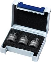 Sada hlavíc 1/2" 3 diel T30 - T50 ASW