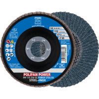 PFERD TOOLS POLIFAN-Disky s plochým okrajom PFF 115 Z50 SG POWER STEELOX