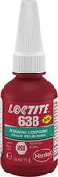 LOCTITE 638 Anaeróbne lepidlo na spojovanie, odolné voči vysokým teplotám, vysokopevné, 10 ml fľaša