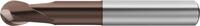 Radiusový fréza VHM 1,0mm Z2 Perrox Typ H Werksnormlang G-Mold 65 B GÜHRING