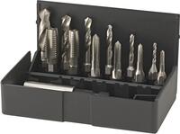 VÖLKEL Sada závitníkov a vrtákov 13 diel M3-10 HSS Volkel