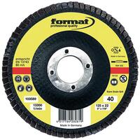 FORMAT Kotúč lamelový 125mm K 60 skladaný rovný Format