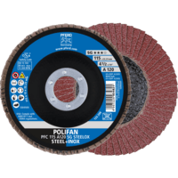 PFERD TOOLS POLIFAN-Disky s plochým okrajom PFC 115 A 120 PSF STEELOX