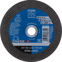 PFERD TOOLS Rezné kotúče EHT 180-1,6 SG STEELOX