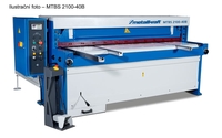 Elektrické nůžky na plech MTBS 3130-30 B s programovateľným zadným dorazom